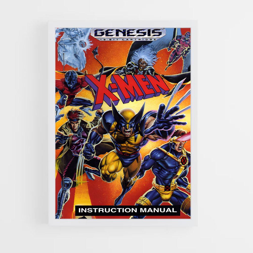 Poster X-Men : Manuel des Héros – affiche Consoles (vue 3)